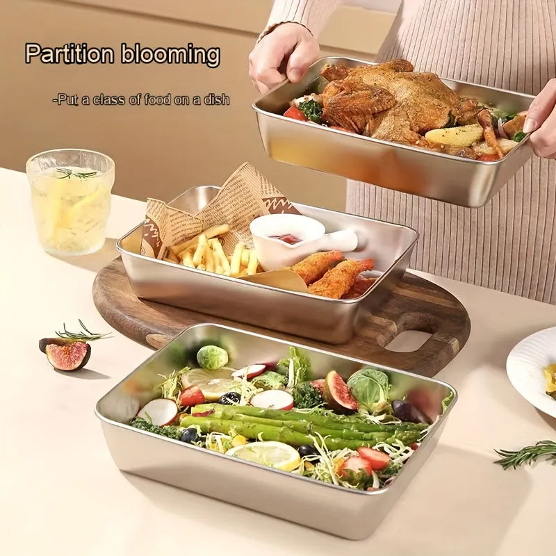 Rectangular Stainless Steel Baking Sheet Perfect for Tiramisu  more