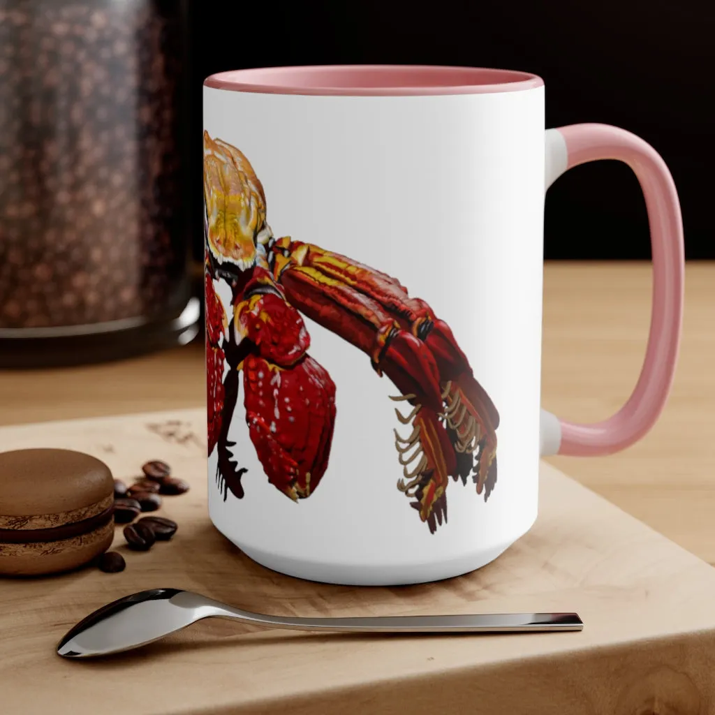 Red Crab Accent Mug