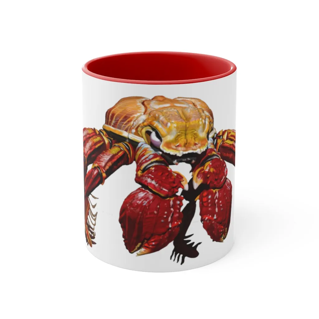 Red Crab Accent Mug