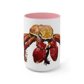 Red Crab Accent Mug