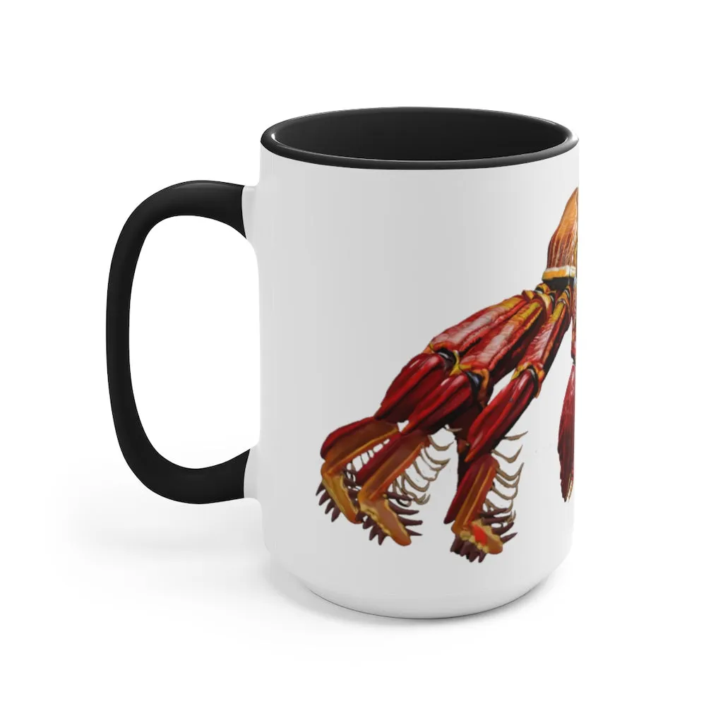 Red Crab Accent Mug