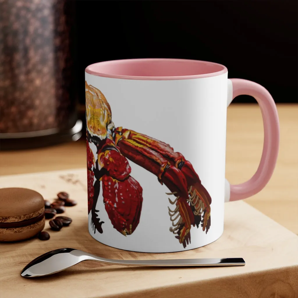 Red Crab Accent Mug