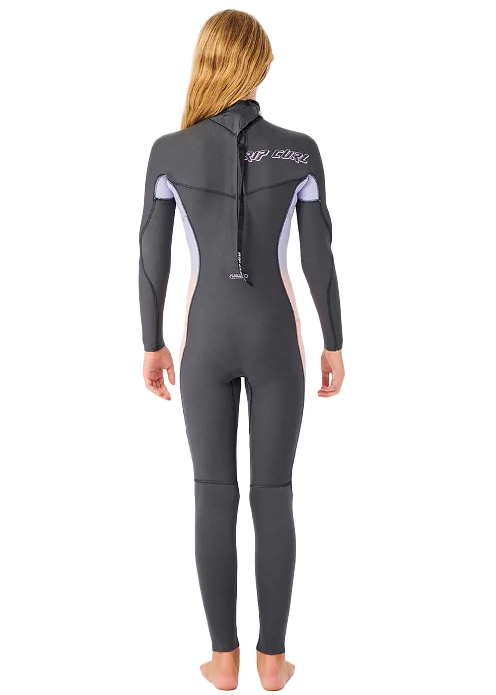 Rip Curl Girls Dawn Patrol 3/2mm Back Zip Steamer Wetsuit