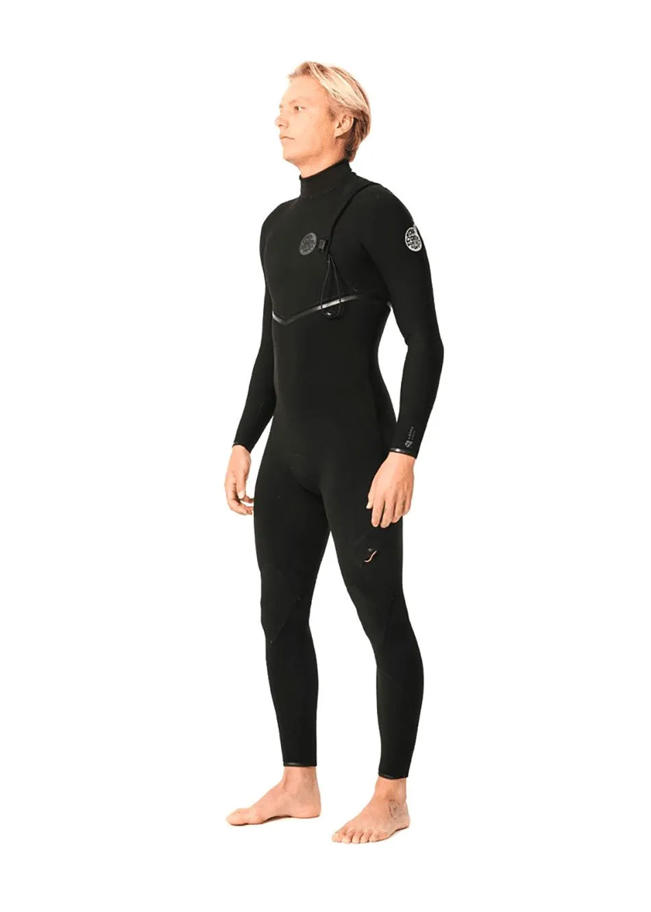 Rip Curl Mens E-bomb Zipperless 3/2mm GBS Steamer Wetsuit