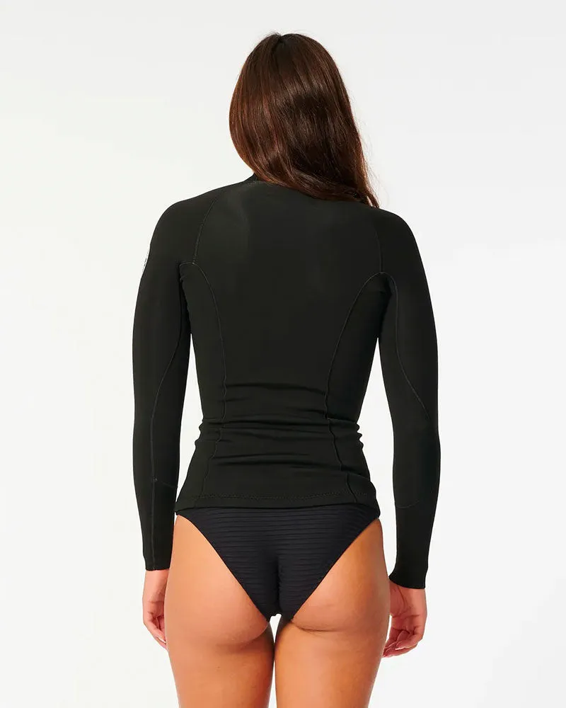 Ripcurl Dawn Patrol 1.5mm FZ Womens Wetsuit Top