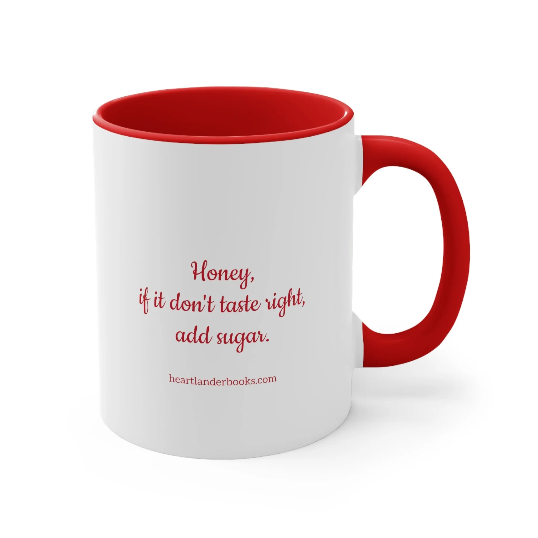 Roadside Red/White Coffee Mug, 11oz