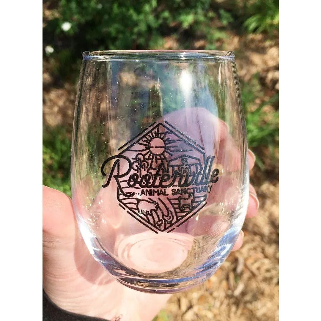 Rooterville Stemless Wine Glass