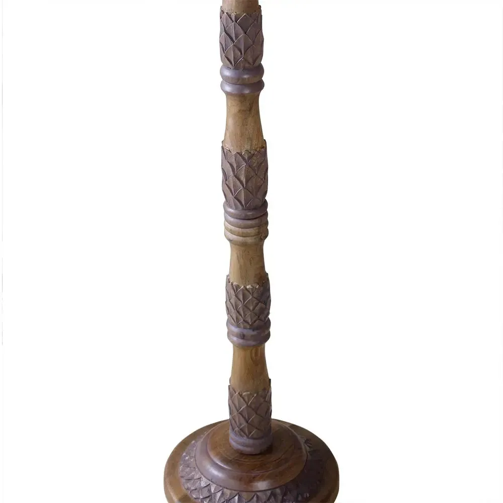 Rostova Wooden Floor Candle Holder