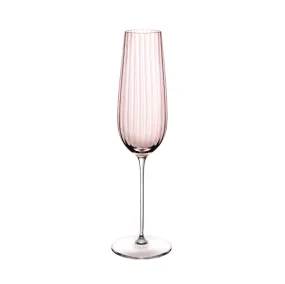 Round Up Dusty Rose Set of 2 Sparkling wine glasses