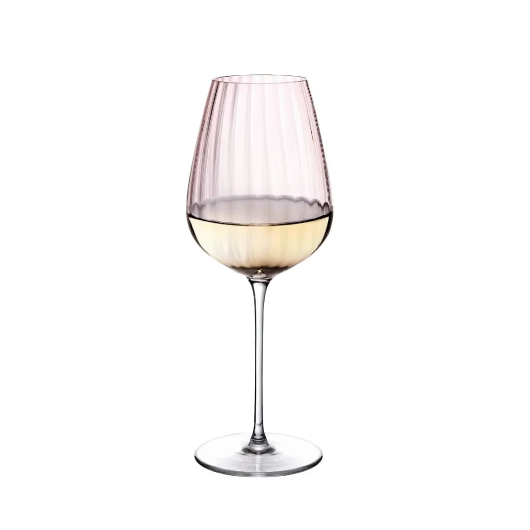 Round Up Dusty Rose Set of 2 White wine glasses