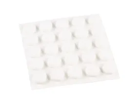 Shepherd Hardware 3/8-Inch Self-Adhesive Felt Furniture Pads, 75-Pack, White