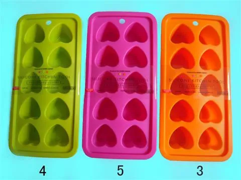 Silicone ice tray, heart