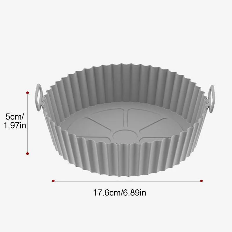 Silicone tray for air fryers - flexible and durable