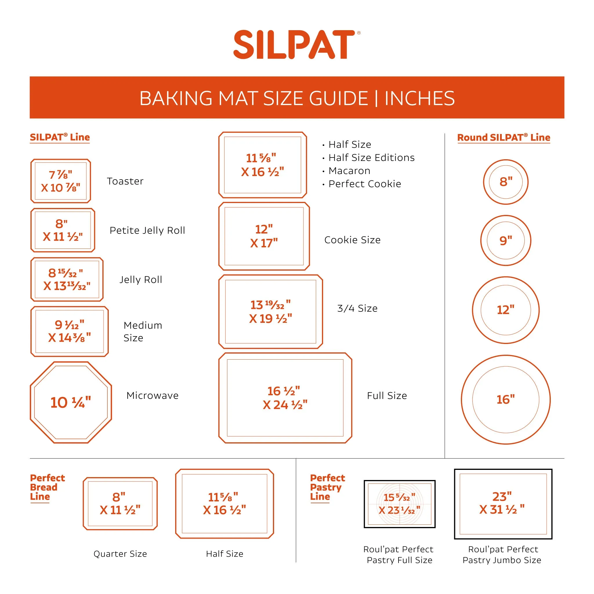 Silpat Snowflake Half Size Baking Mat - Limited Edition