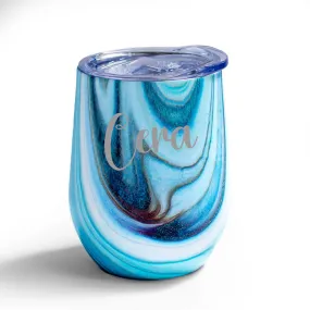 Sky Blue Round Bottomed Tumbler