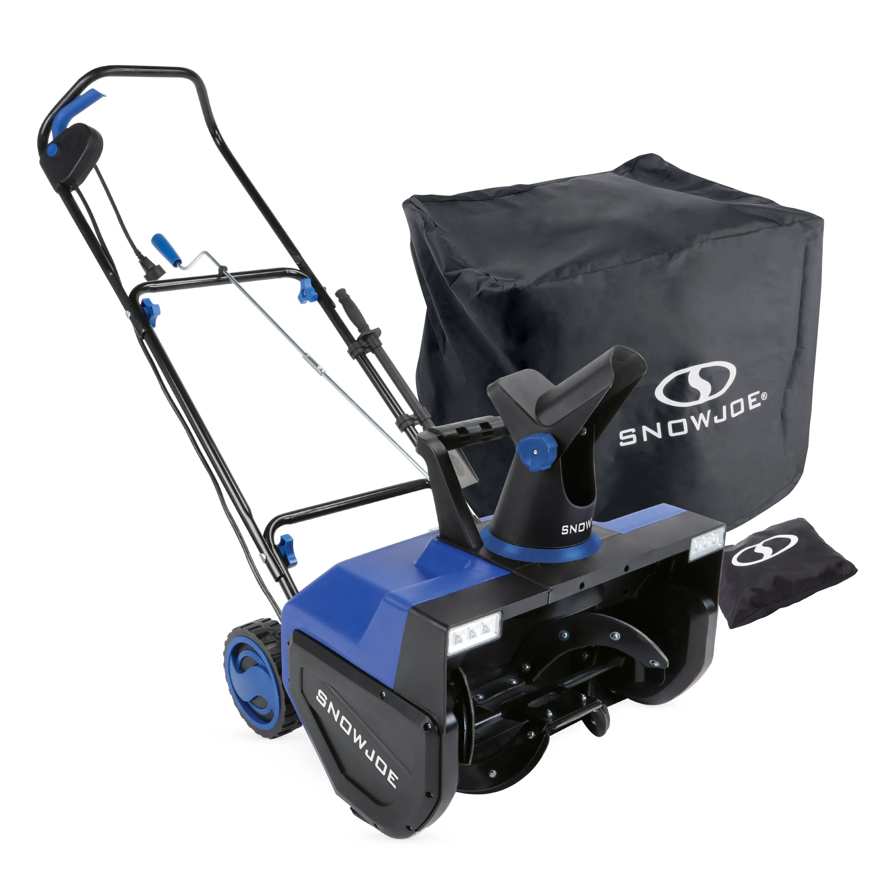 Snow Joe SJ627E-CVR Electric Snow Blower | 22-Inch | 15-Amp | w/ Dual LED Lights   Bonus Cover