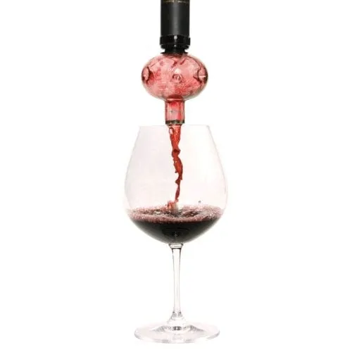 Soireehome - In Bottle Wine Aerator - Makes Your Wine Taste Better Made of Glass This Gourmet Decanter Clear Fits All Wine Bottles & Works On Red or White Wine One