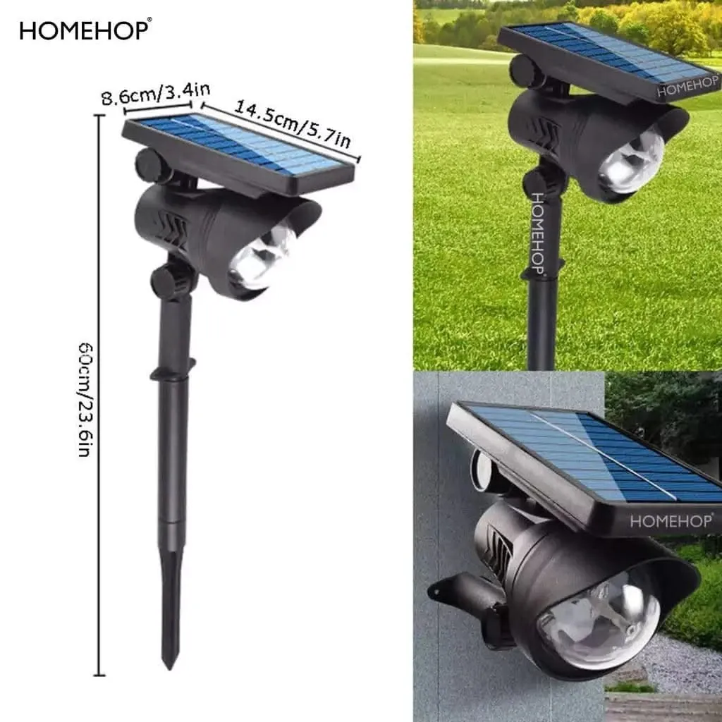 Solar DJ Lights Outdoor LED Focus Garden Light For Home, Pathway Decoration (RGB, Waterproof)