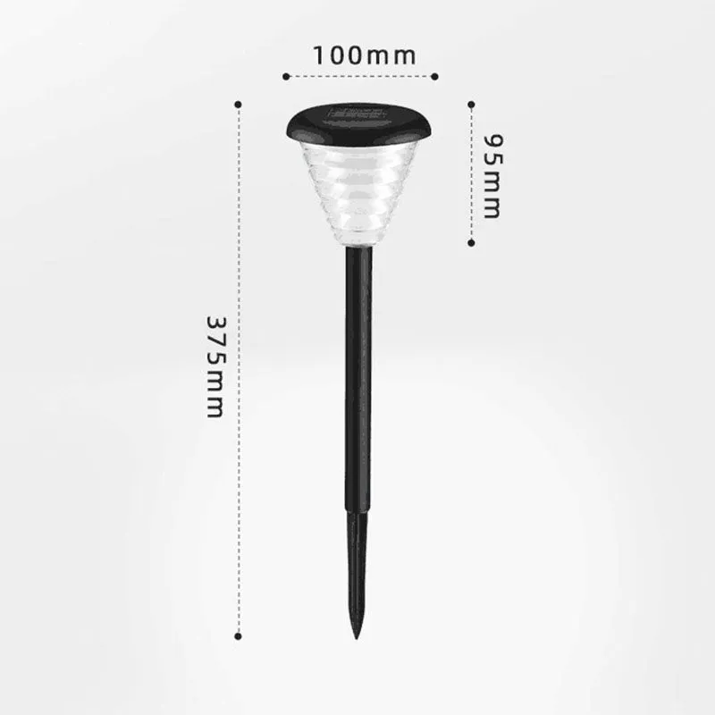 Solar Light Outdoor waterproof Ring-shaped Led Light Garden Stake Lights for Path Walkway Driveway