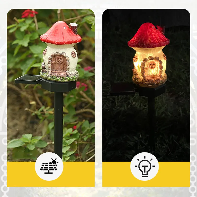 Solar Resin Floor Lamp