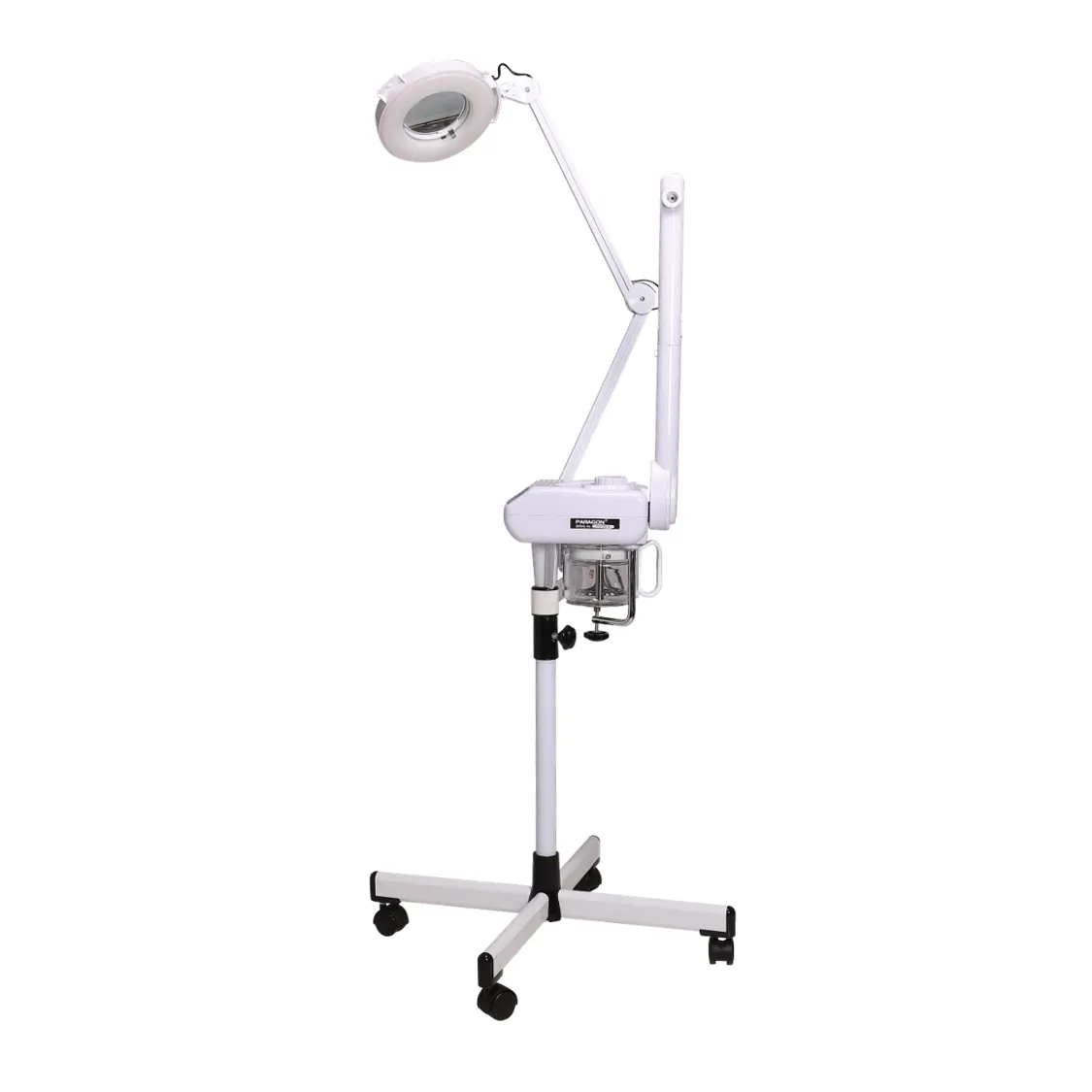 Spartan Facial Steamer and Spa Treatment Lamp Combo with Aroma Therapy and Rollerstand