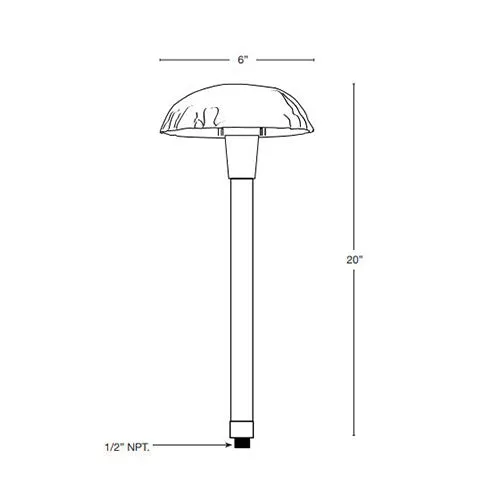 SPJ Lighting SPJ-MPL6 3W LED Pathway Light 8-15V