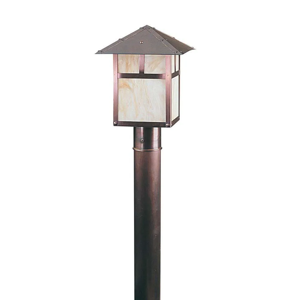 SPJ Lighting SPJ28-01B 10 Inch Pitched Post Lantern