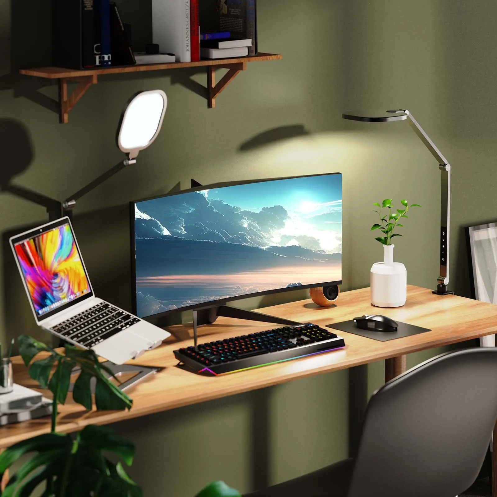 Square 3 Plus Desk Lamp: Illuminate Your Workspace with Style