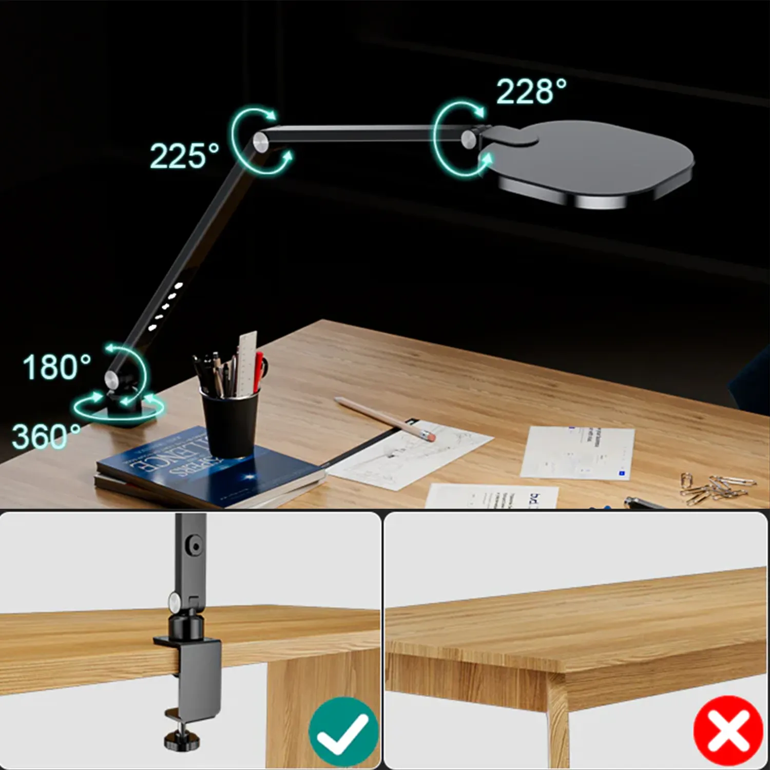 Square 3 Plus Desk Lamp: Illuminate Your Workspace with Style