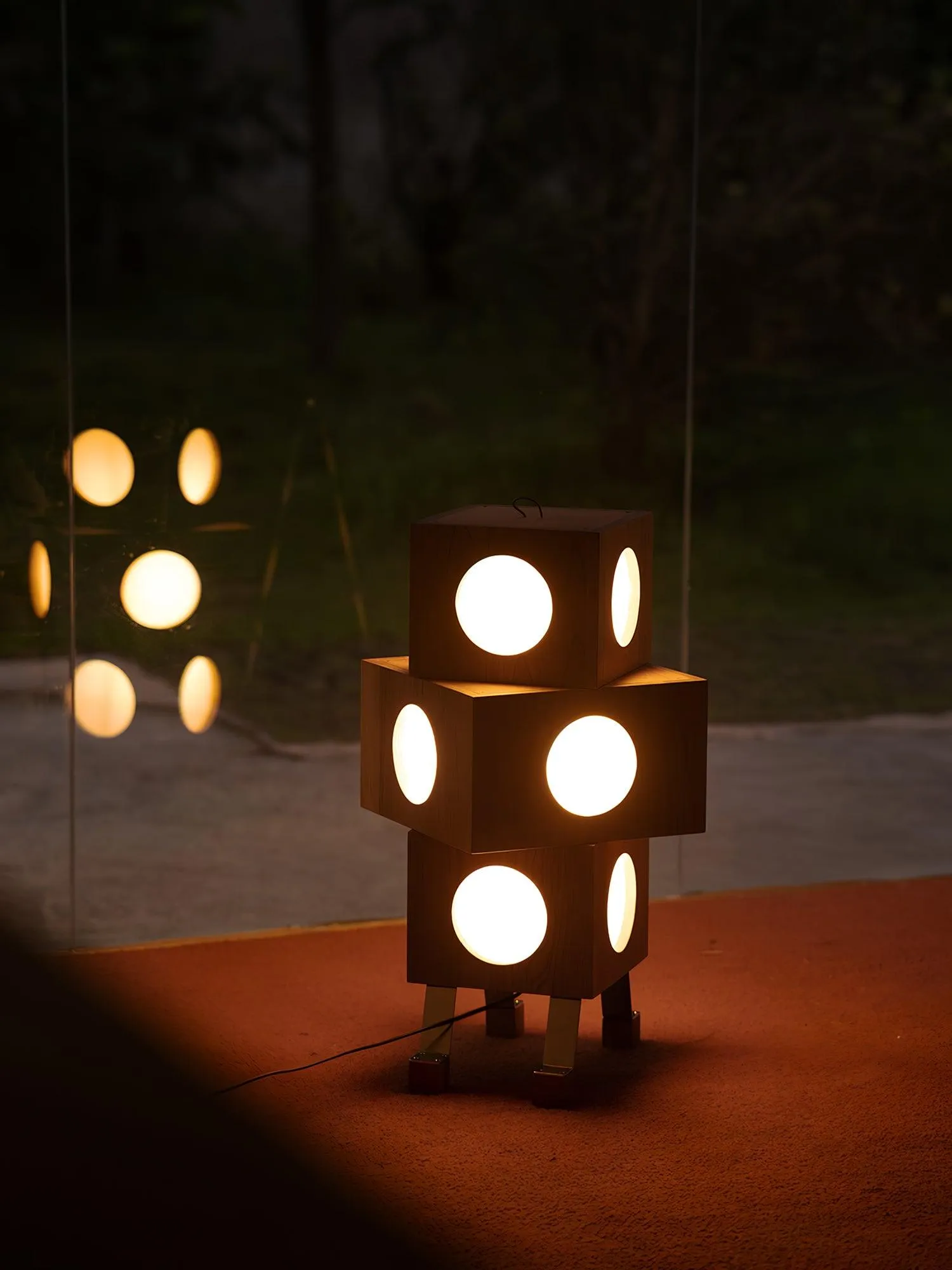 Square Robot Floor Lamp