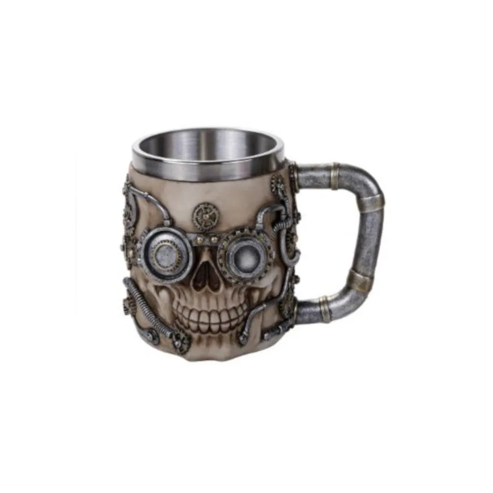 Steampunk Skull Mug