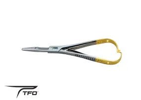 TFO Mitten Scissor Clamp Gold Handles