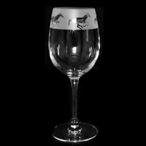 The Milford Collection Galloping Wine Glass