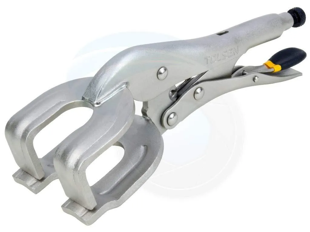 Tolsen 9-inch U-Shaped Jaws Adjustable Locking Holding Welding Clamp Pliers 10057