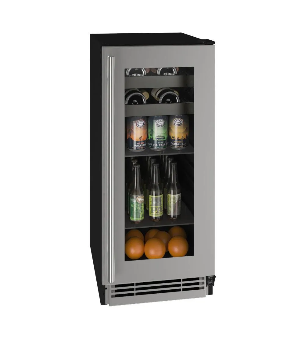 U-Line UHBV115SG01A Hbv115 15" Beverage Center With Stainless Frame Finish (115 V/60 Hz)