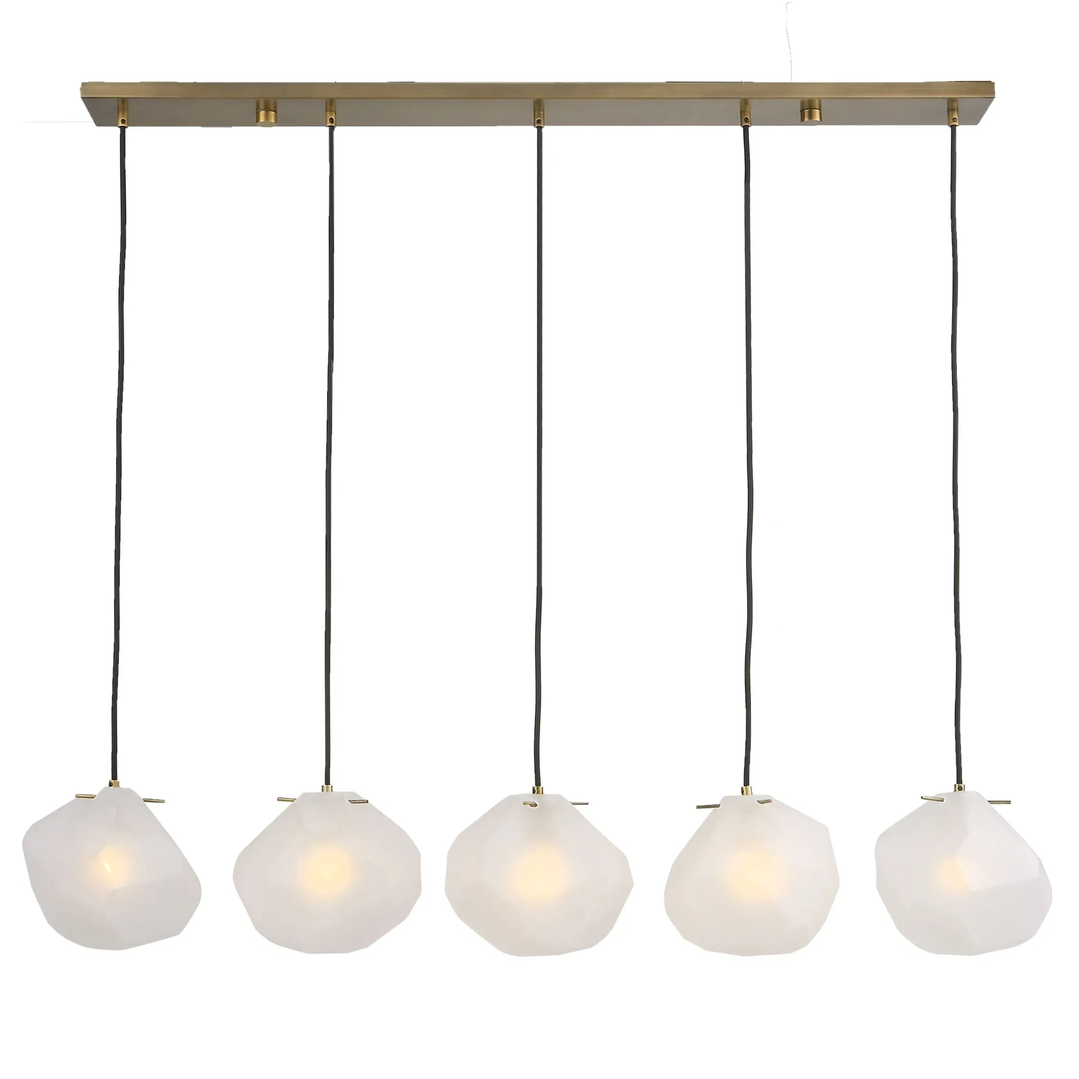 Uttermost Geodesic 5 Light Linear Pendant