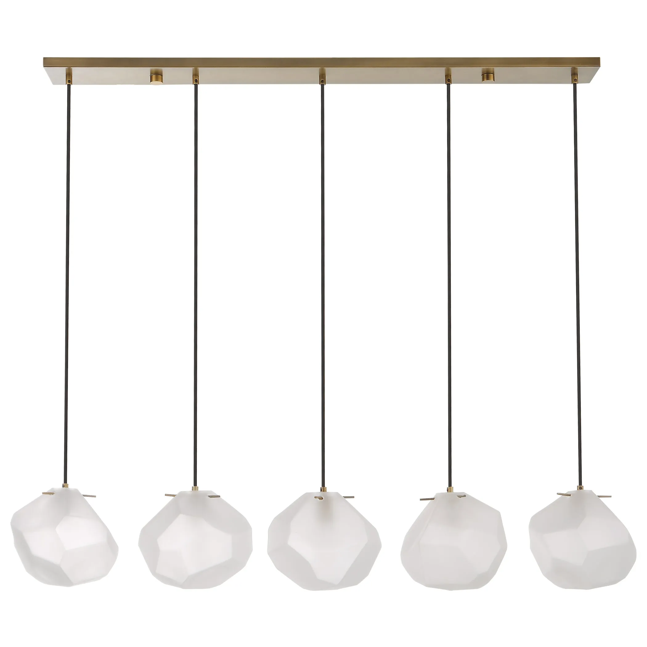 Uttermost Geodesic 5 Light Linear Pendant