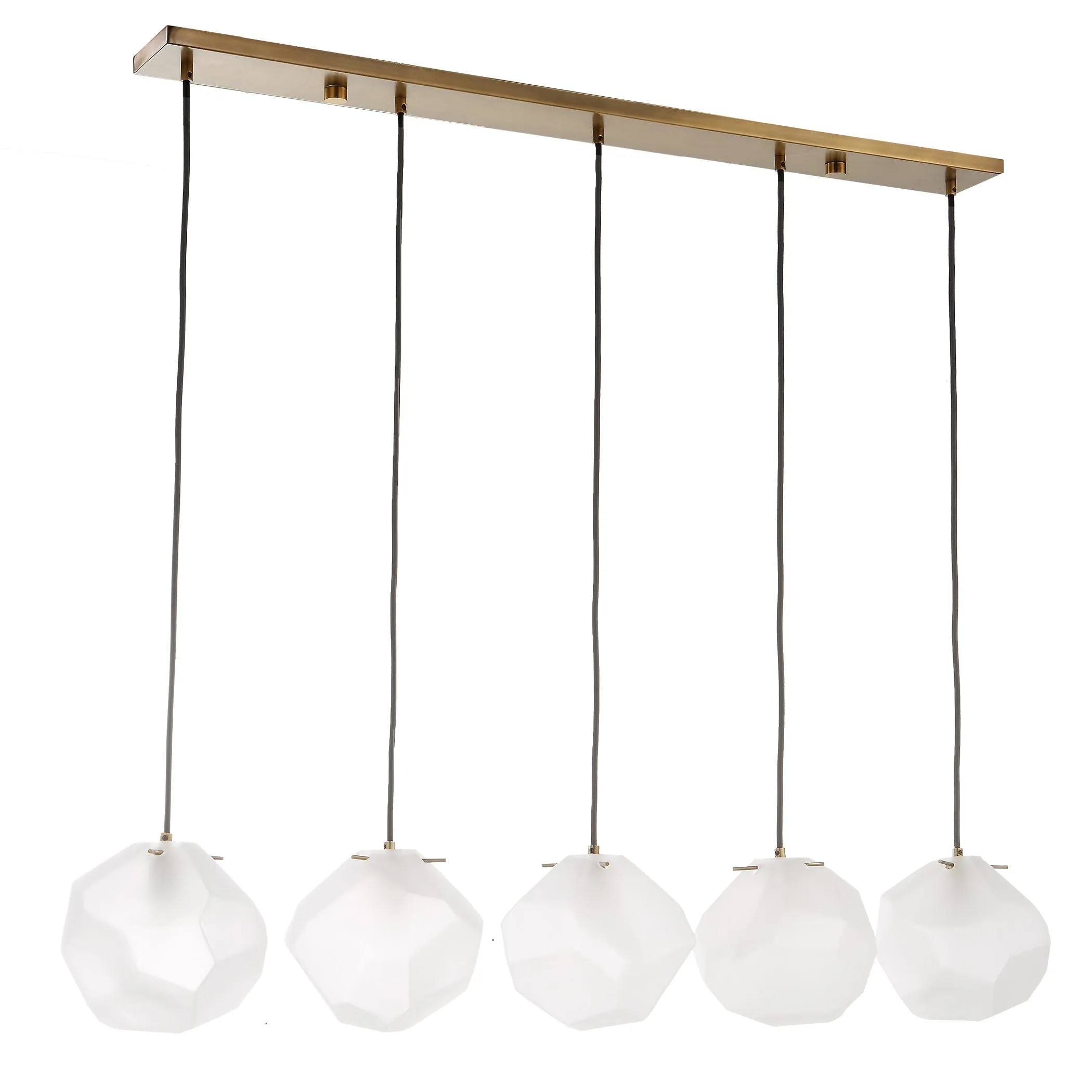 Uttermost Geodesic 5 Light Linear Pendant