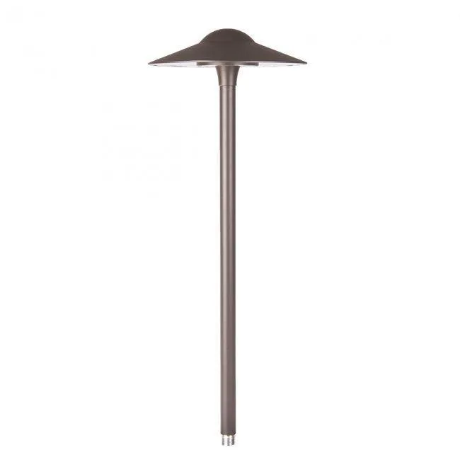 WAC Lighting Bronzed Brass Canopy Path Light, 3000K - 6051-30BBR