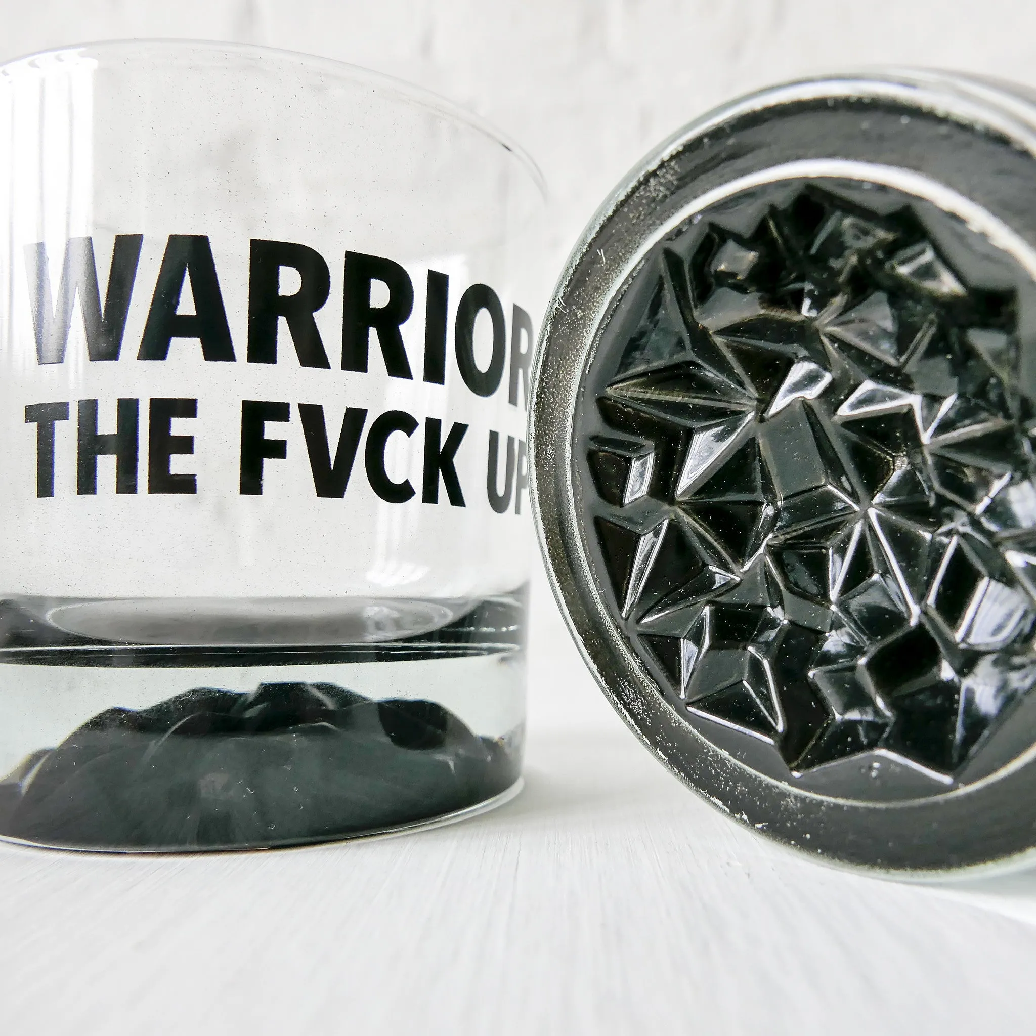 Warrior Whiskey Vessel Set - Set Of 4 Whiskey Glasses