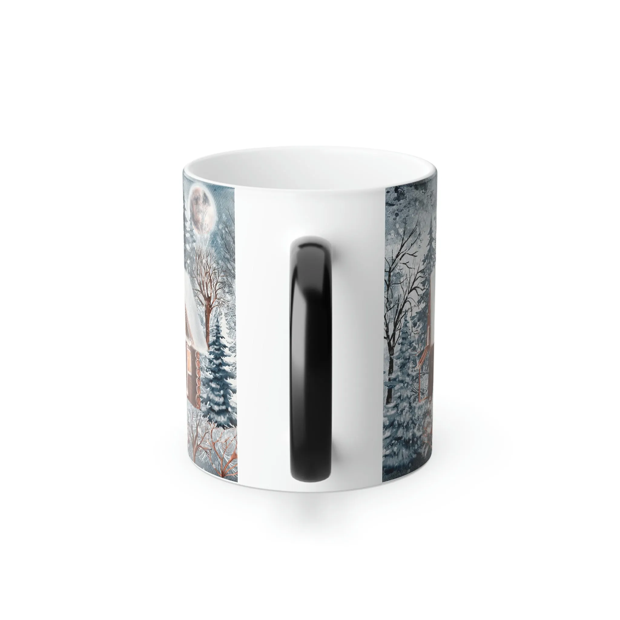 Winter cabin 11oz Color Morphing Mug