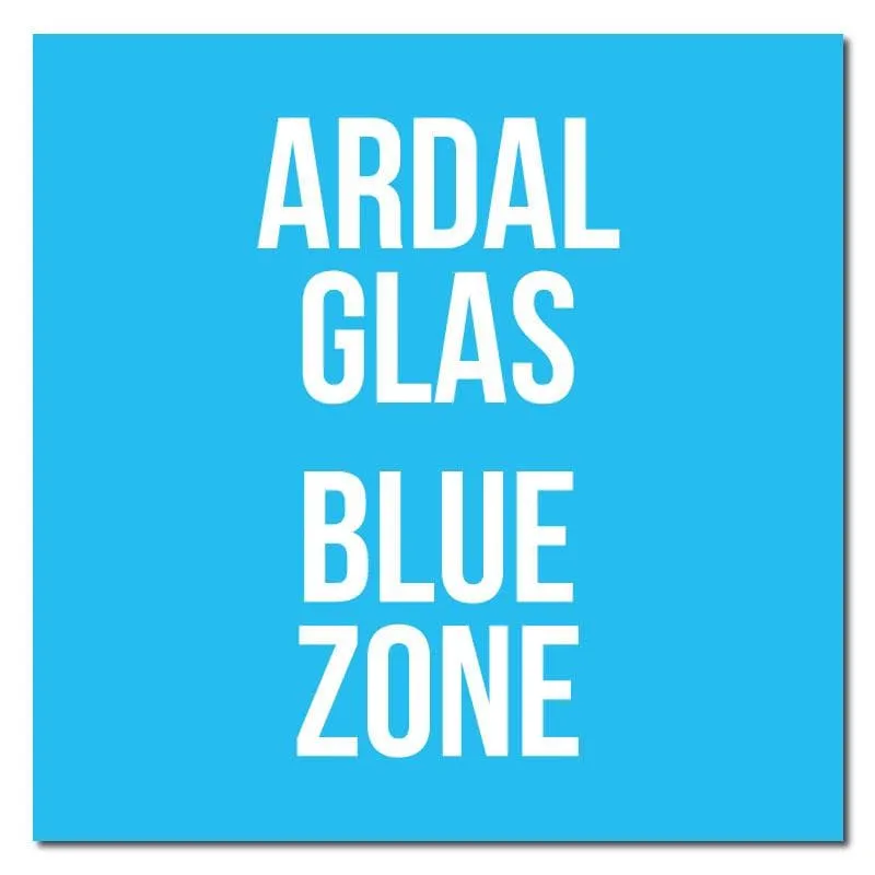 Zone Colours, Bilingual Welsh Indoor Floor Signage 30cm X 30cm (Pack of 5)